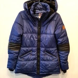 Avalanche Blue Black Women's Winter Coat S
